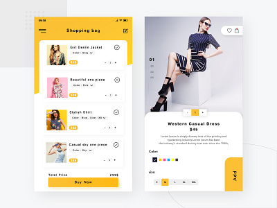 Colthing App Ui Design Concept