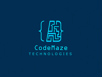 CodeMaze Technologies Logo branding branding logo computer it logodesign logos