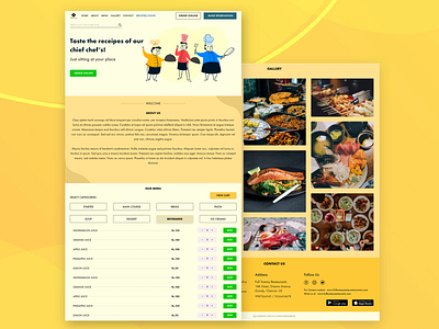 Web app to order food online and reserve table in hotel.