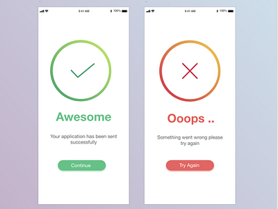 #DailyUI 11 | Flash Messages | Error and Success