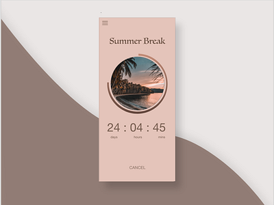 Daily UI challenge #014  Countdown Timer