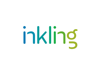 Inkling Logo blue green identity inkling logo