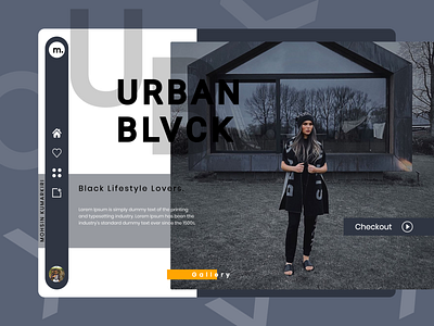 Urban Blvck.shop branding classic design illustration ui ui ux web ux vector web website