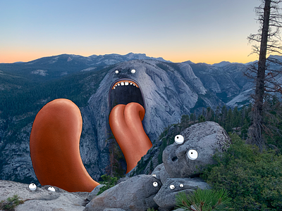 Yosemite design illustration nature procreate