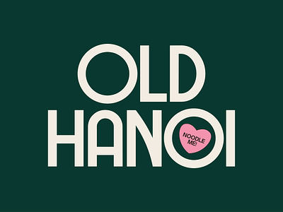 Old Hanoi Branding brand branding branding design color design design system font food graphic identity illustration logo restaurant typeface typography