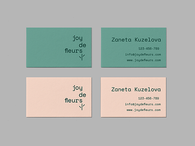 JDF Business card branding business card color code flower graphic identity logo