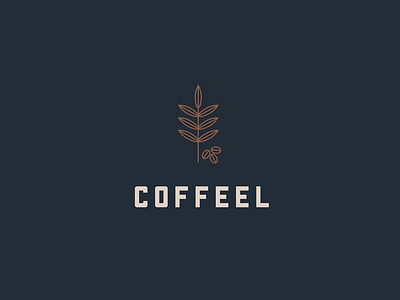 Coffeel Logo coffee colours concept graphic illustration logo vector