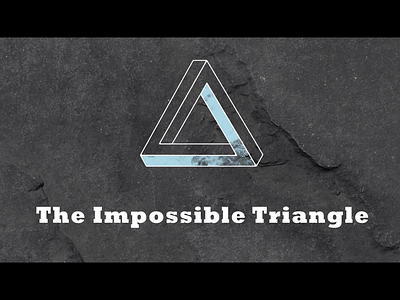 The Impossible Triangle animation design flat illustration minimal