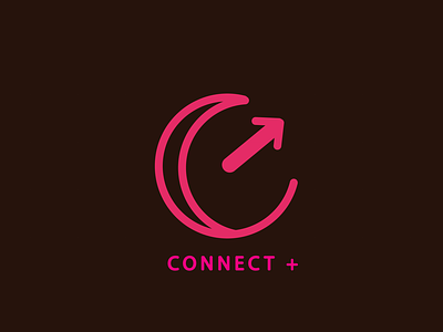 CONNECT Plus Logo design illustration logo vector