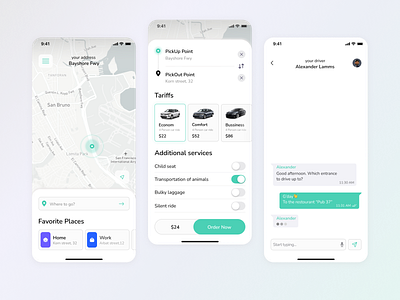 Taxi App app design figma mobile design taxi ui ux