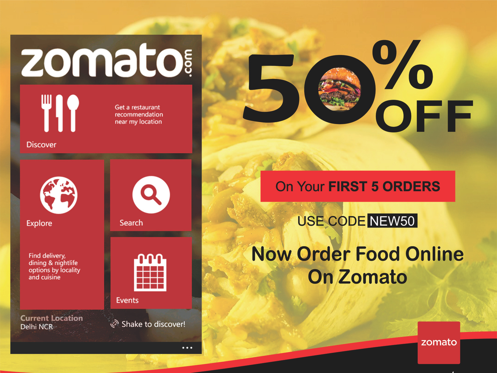Zomato Press Ad by Divya Gupta on Dribbble