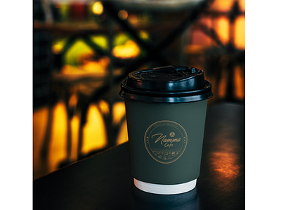 Cafe branding design icon illustration logo mock up