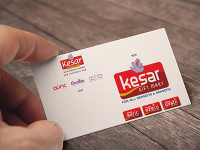 Kesar Gift Mart branding logo typography