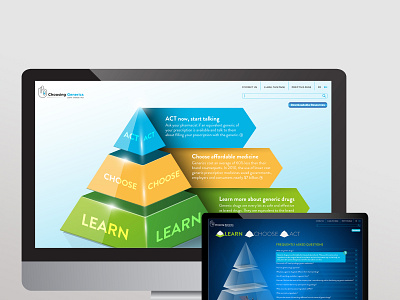 Choosing Generics website design