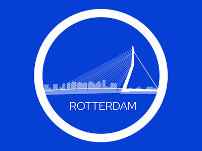 Rotterdam city hometown rebound rotterdam skyline sticker warmup weekly weekly challenge