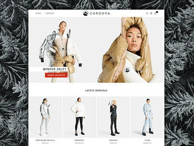 Cordova Winter 20/21 apre ski design galactic ideas shopify ski apparel skiing uxdesign web webdesign