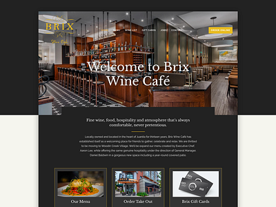 Brix Wine Café, Woodinville Washington galactic ideas restaurant restaurant website washington washington wine webdesign wine wine cafe wordpress