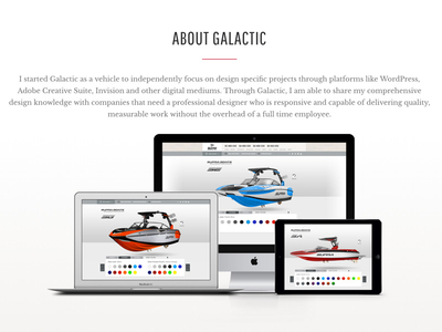 Galactic Ideas About about design portfolio web