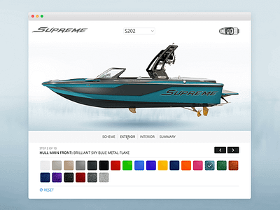 Supreme Colorizer Dribbble appdesign responsive wakeboarding wakesurfing webapp webdesign