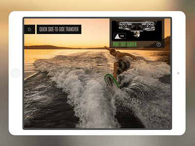 Supra Swell Surf System ios ipad uidesign userexperience ux uxdesign wakeboarding wakesurf