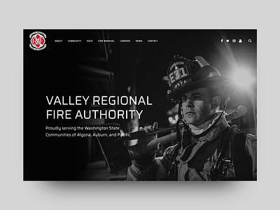 Valley Regional Fire Authority (VRFA.ORG) fire department firefighter firemen galactic ideas uidesign uxdesign webdesign wordpress