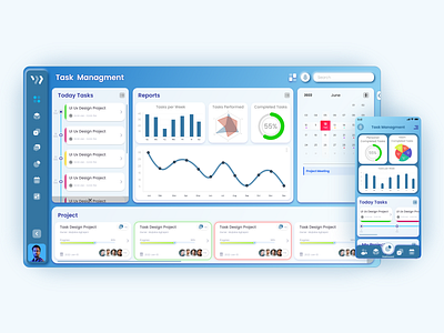 Task Managment graphic design task managment ui