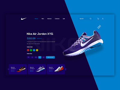 Sneaker Shop - Website Concept