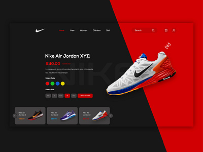 Sneaker Shop - Website Concept