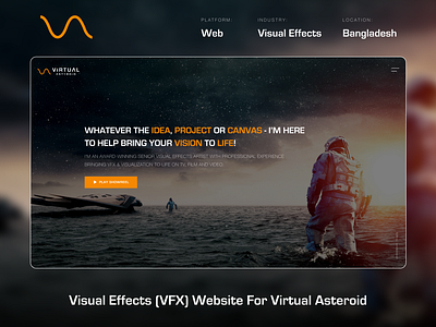 VIRTUAL ASTEROID — Visual Effects (VFX) website