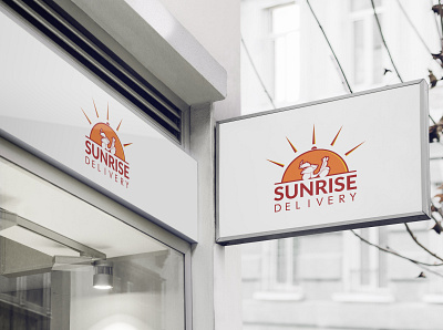 Sunrise Delivery Logo branding design logo