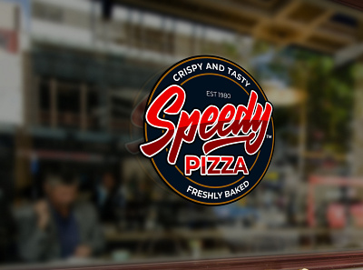 SPeedy Pizza Logo branding design graphicdesign illustration logo typography vector