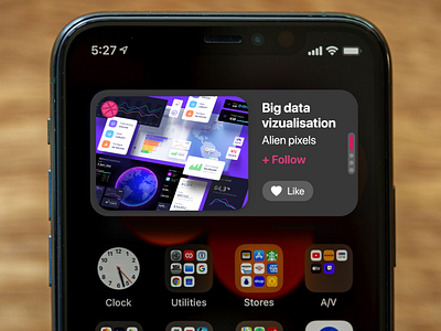 Dribbble IOS Widget