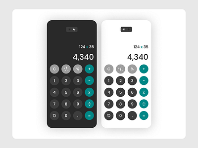 Calculator UI | #DailyUI calculator dailyui design ui ui design user interface