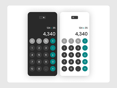 Calculator UI | #DailyUI