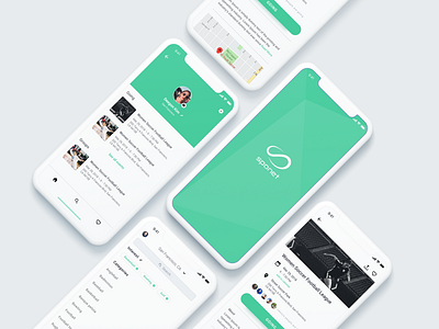 Complete Design of Sponet app ios iphonex mobile product design social sport ui ux