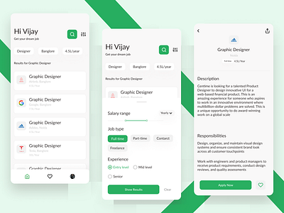 Job Portal - App concept