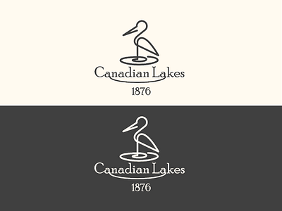Canadian lakes branding design design logo art vector flat icon illustration illustrator logo minimal typography vector web
