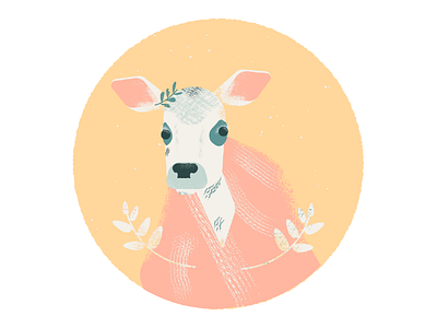 Baby-cow illustration