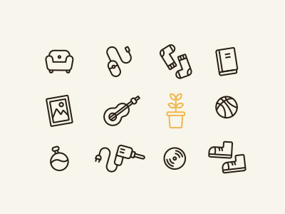 Shopping Icons beauty fashion home icons illustration shopping sport vector