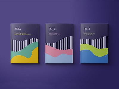 IELTS Activity books book cover design editorial illustration layout