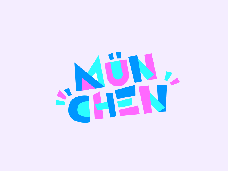 München design font geofilter german munich münchen snapchat sticker travel type