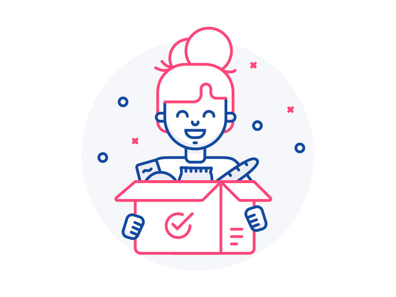 Happy customer by Lilla Bardenova on Dribbble