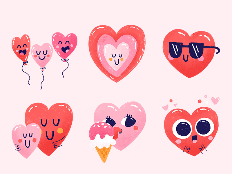 La La Love Snapchat Stickers by Lilla Bardenova on Dribbble