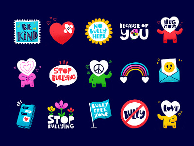 Anti Bullying Sticker Pack for Snapchat