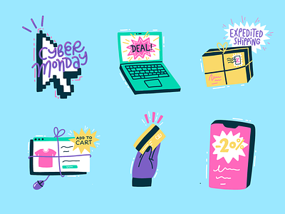 Cyber Monday Stickers for Snapchat