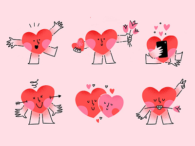 Be my valentine sticker pack