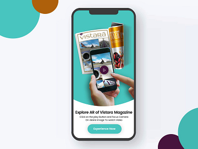 Vistara Magazine ar artificial intelligence onboarding screen vr