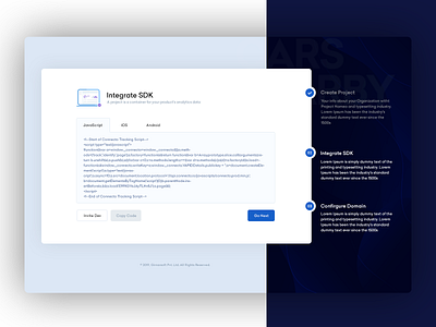 Idea of How To Integeate Sdk. design form screen typography ui