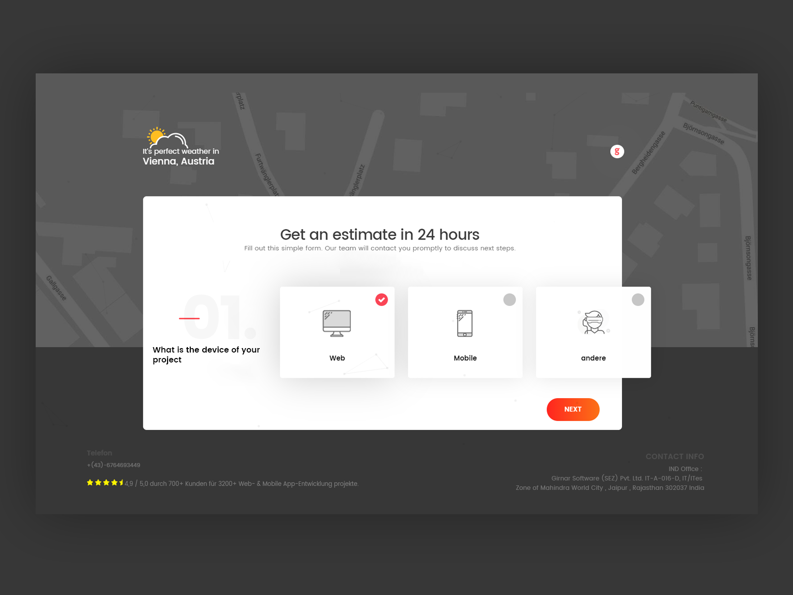 Get Estimation Form Idea By Nitin_kr On Dribbble