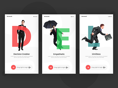 Onboarding Screen Idea design flat illustration onboarding screen typography ui ux